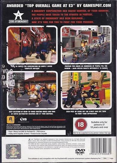 State of Emergency - PS2 (B Grade) (Genbrug)